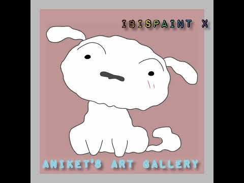 Shiro Shinchan's dog #shorts #shinchan #anime #animeseries #supershiro #ibispaintx