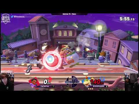 FireThePyro (Mii Brawler) vs. MysticSylvanos (Bowser Jr) - Orbitar 78 - Pools