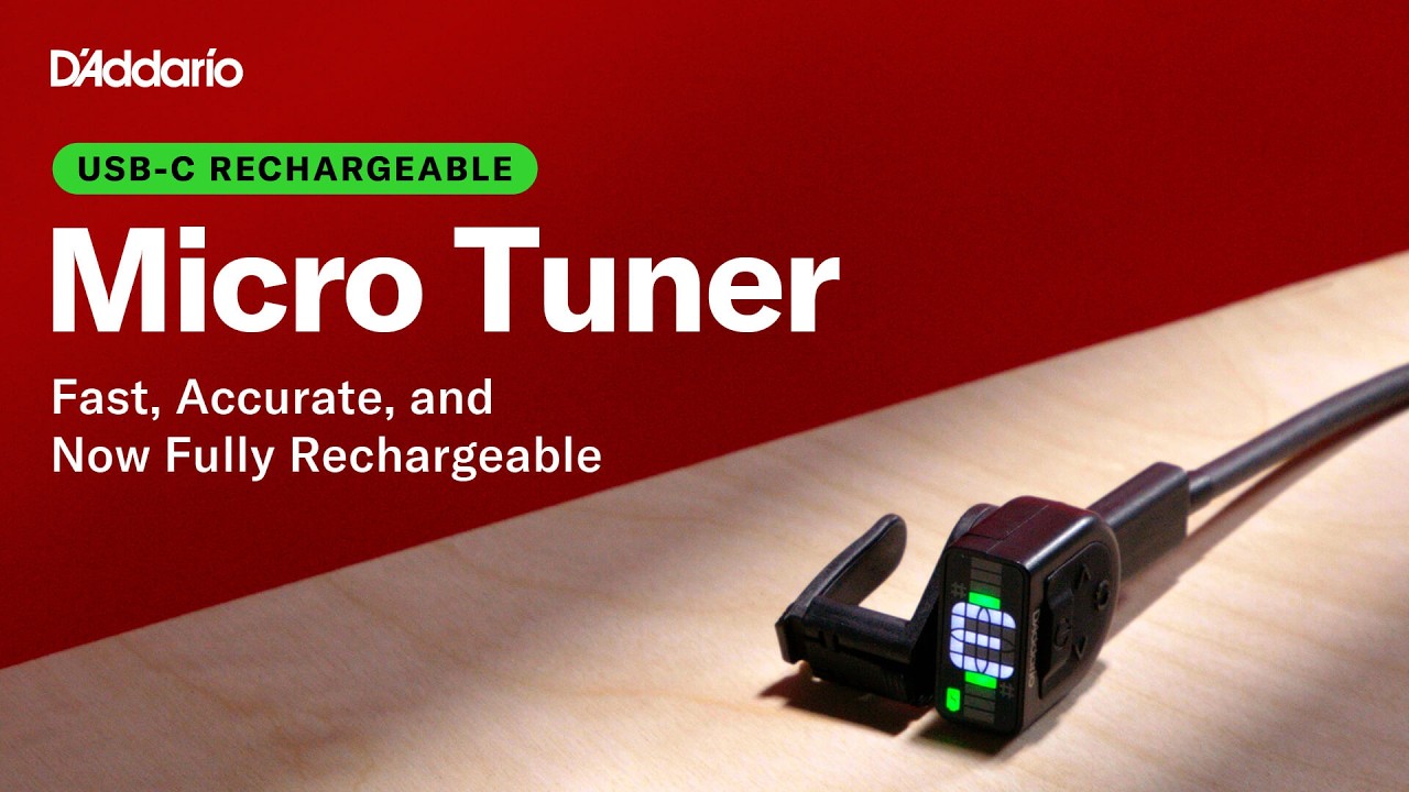 accordeur pince rechargeable