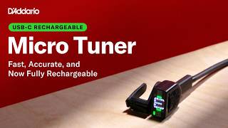 Rechargeable Micro Headstock Tuner: Tune Instantly, Play Fearlessly