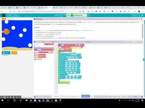 CS Discoveries Unit 3 Lesson 15 Velocity
