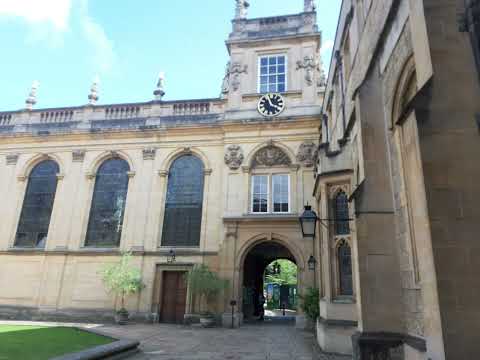 Ancient charming university  in  England with impressive views.