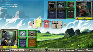 Let's play Poker Quest: Swords and Spades (2022, PC)