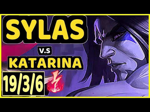 TINOWNS (SYLAS) vs KATARINA - 19/3/6 KDA MID GAMEPLAY - BR Ranked DIAMOND