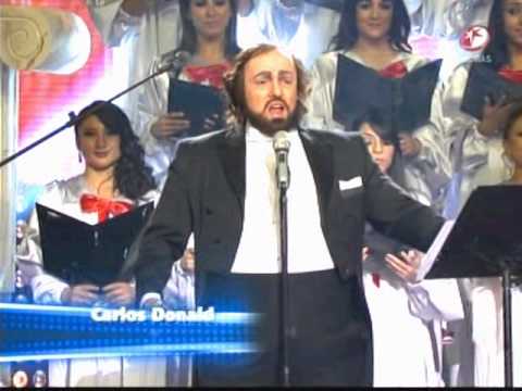 LUCCIANO PAVAROTTI,  LA DEL MOÑO COLORADO, PARODIA DE CARLOS DONALD inf, (55) 54099805