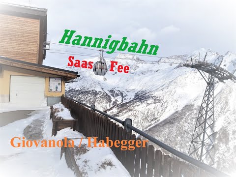 4er Gondelbahn Sass Fee - Hannig († 1969 - 2023)