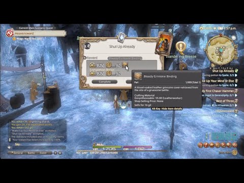 Farming Bloody Grimoire Binding Be Like | FFXIV Online | Erudite's Picatrix of Casting Requirements