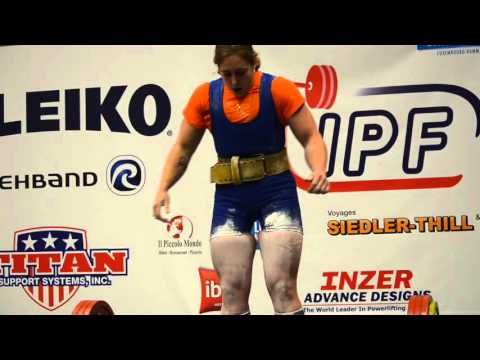 WC Powerlifting 2015 - Ankie Timmers - 212.5kg deadlift