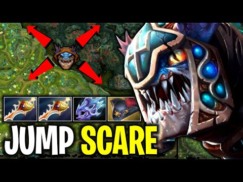 JUMP SCARE INSANE HARD CARRY SLARK WITH 2x DIVINE RAPIER MAX ATTACK SPEED | DOTA 2