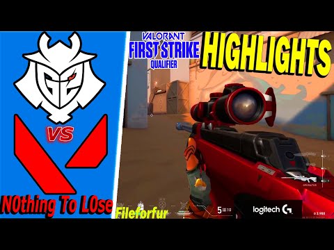 G2 Esports vs N0thing To L0se | HIGHLIGHTS | First Strike Europe: Open Qualifier A BO1