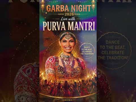 Purva Mantri LIVE in Houston | Navratri Garba 2026