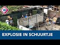Bewoners schrikken zich rot van explosie in schuurtje: 'Dacht dat er een bom afging' - OMROEP WEST