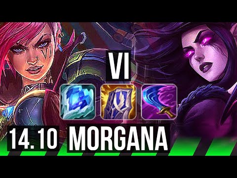 VI vs MORGANA (JGL) | 10/0/8, Legendary | EUW Master | 14.10