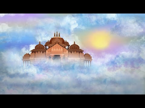 Temple on a cloud