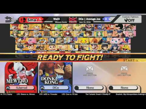 Fantastic Weekly #7 - WS - WaDi (Mewtwo) vs. DCe | Average Joe (DK)