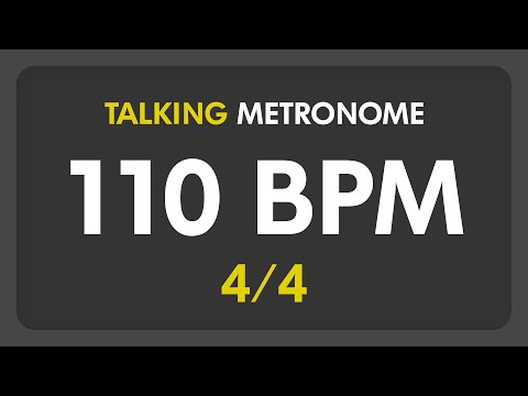 110 BPM - Talking Metronome (4/4)