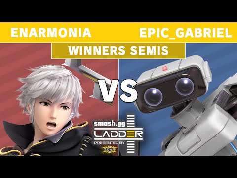 smash.gg Ladder Day 1 - Epic_Gabriel (ROB) Vs. Enarmonia (Robin) Winners Semis - Smash Ultimate