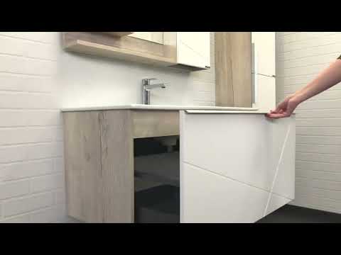 Обзор мебели Comforty Мерано 90 белый/дуб дымчатый Обзор мебели Comforty Мерано 90 белый/дуб дымчатый