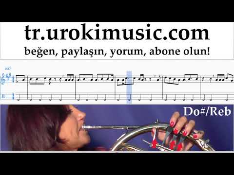 Korno dersleri Jonas Blue - Mama Notalar Eğitim Bölüm#2 um-i723