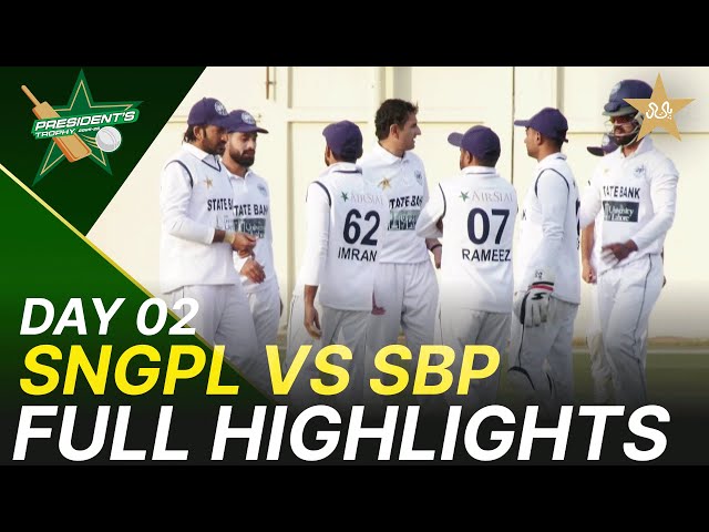 Full Highlights | SNGPL vs SBP | President Trophy | 2025-26 | Day 2 | PCB | M2Y1K Full Highlights | SNGPL vs SBP | President Trophy | 2025-26 | Day 2 | PCB | M2Y1K