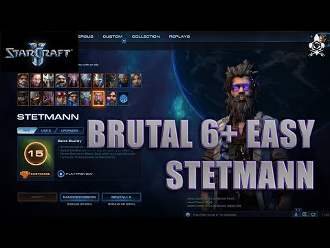 Brutal 6+ easy coop Starcraft 2 ! Stetmann guide complet pour détruire ce mode avec objectifs bonus!