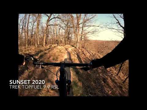 MTB Trail in Sunset 2020