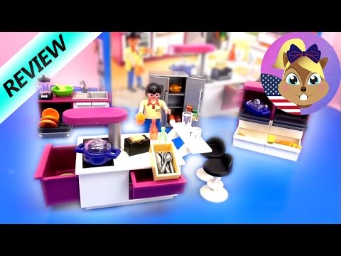 Playmobil kitchen -  Unwrapping the Playmobil city life kitchen Playmobil Toys Review