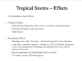 Tropical Revolving Storms Hazards And Impacts