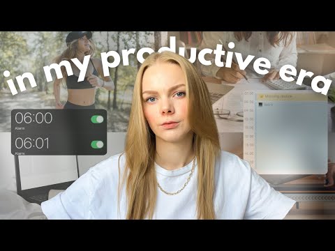 jak być naprawdę PRODUKTYWNĄ ⌚ | 10 skutecznych technik na produktywność