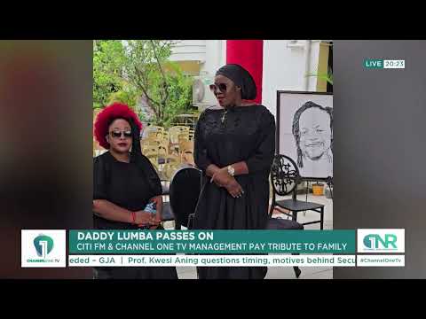 Citi FM & Channel One TV mourns Daddy Lumba: A delegation visits family to pay tribute.