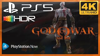 [4K/HDR] God of War HD / Playstation 5 Gameplay (via PS Now)