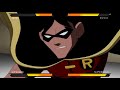Robin & Superboy VS Batman & Superman with healthbars (Young Justice League)