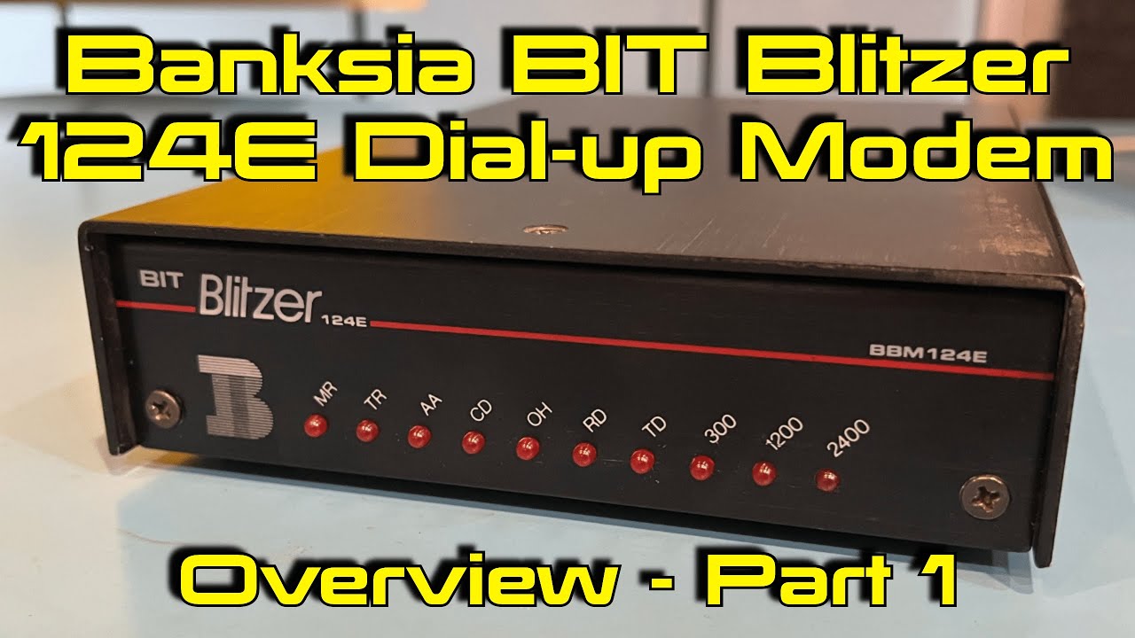 Banksia BIT Blitzer 124E Dial-up Modem - Model BBM124E-B2CL