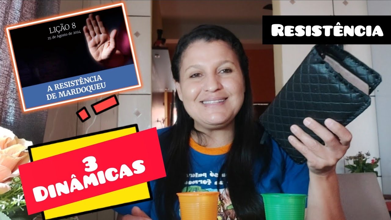 EBD - 3 Dinâmicas sobre a Resistência de Mardoqueu 💪 Lição 8 📖✍ #ebd #cpad #resistencia #dinamica