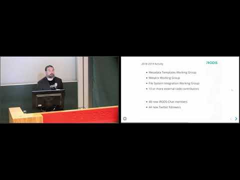 UGM2019 / 03. Consortium Update - iRODS Consortium