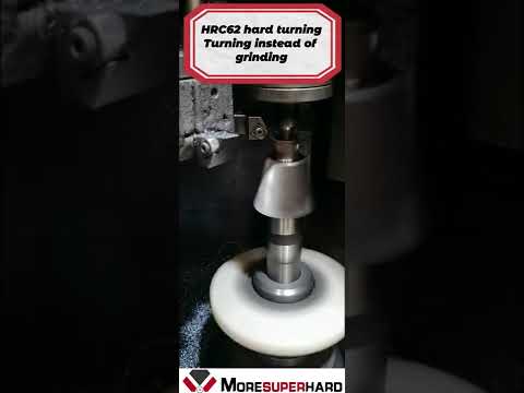 Hard turning with CBN inserts