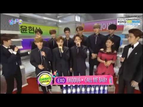 (comeback) EXO inkigayo interview 2015