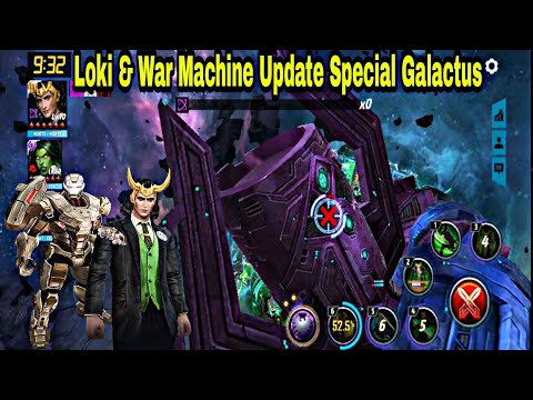Loki & War Machine Update Special Galactus Showcase - Marvel Future Fight