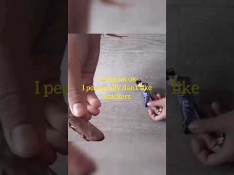 trying 5 rupees Snickers #bastikahasti #youtube #shorts #food