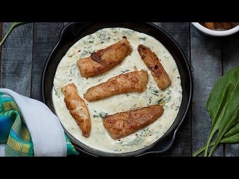 quick & healthy fish recipe for dinner । fish florentine