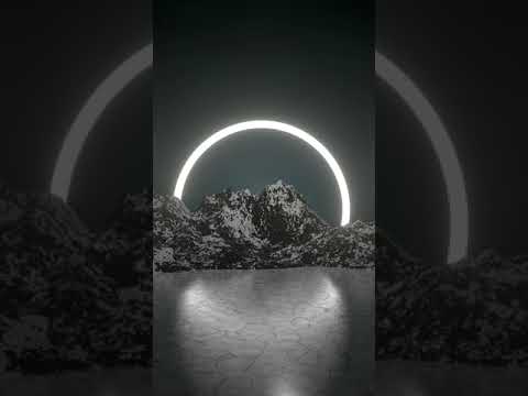 Night light in mountains #blender #cgi #shorts #animation #fantasy