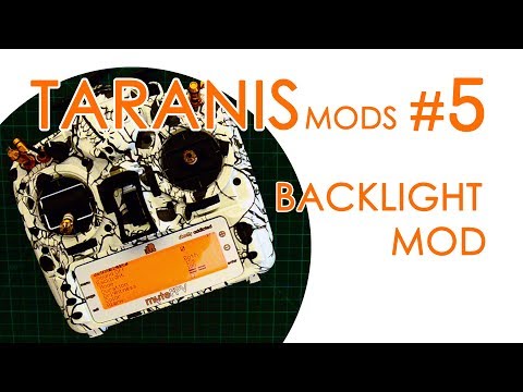 Taranis mods #5: Backlight mod (SMD LED replacement) and custom display bezel - QUICK GUIDE