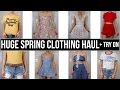 HUGE Spring Clothing Haul + Try On | F21 AE Lulus Peppermayo Asos HUGE Spring Clothing Haul + Try On | F21 AE Lulus Peppermayo Asos