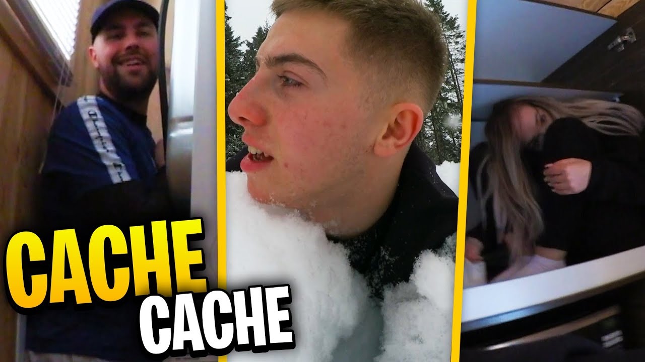 CACHE CACHE DANS UN ÉNORME CHALET AU CANADA !
