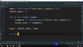Download the video "How to find average of N numbers in Python"