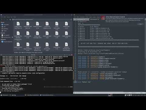 ArcoLinux : 2514 How to switch from pulseaudio to pipewire and back - how to make a script