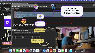 2 Hour || SQL + Python  Freelance || Full Hard Work ll 📵Mobile + 🚫Breaks + 🚫Distraction.
