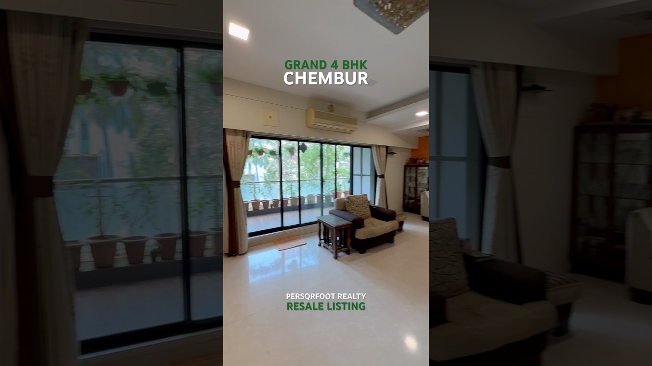 Resale #4BHK with deck at #Chembur | Central Avenue Bylanes #luxuriousapartments #lavishapartment