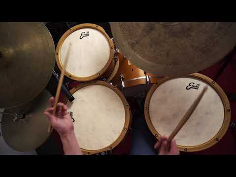 ROUND 2 | Yamaha Maple Custom Absolute | Calftones+Wood Hoops | Sound Test/Demo 18/12/14/6.5x14