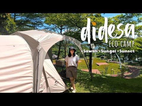 DIDESA ECO CAMP | BARU! BAGUS BANGET! | Sawah, Sungai, Sunset, Terbaik! | Gn. Salak Endah - Bogor
